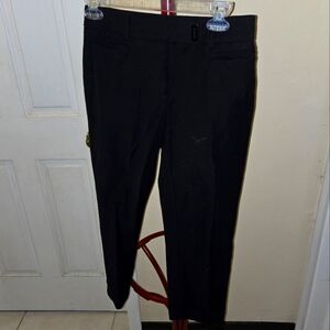 White House Black Market Black Women's Petite Capri Work Pants